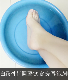 白露时节话养生保健 调整饮食搓耳泡脚