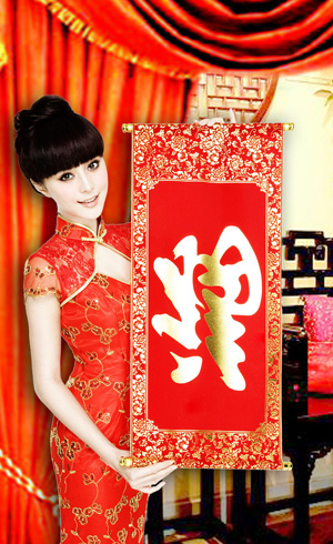 春节亮眼搭配 娇俏甜美吸睛100%