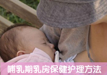 哺乳期乳房保健护理方法
