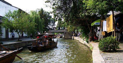 清明节踏青 朱家角镇风景好