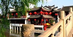 清明节踏青 迷你江南七宝老街